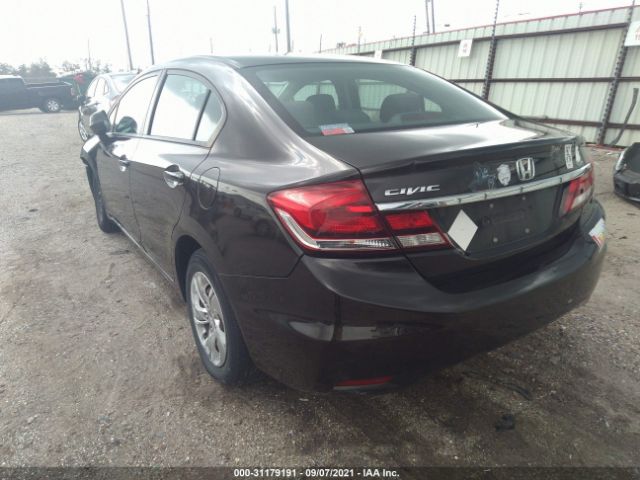 Photo 2 VIN: 2HGFB2F57DH580420 - HONDA CIVIC SDN 