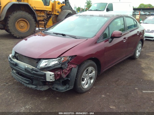 Photo 1 VIN: 2HGFB2F57DH581504 - HONDA CIVIC SDN 