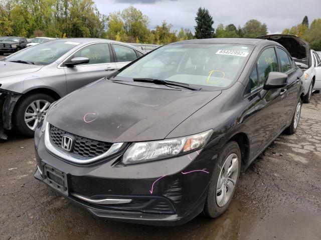 Photo 1 VIN: 2HGFB2F57DH588176 - HONDA CIVIC LX 