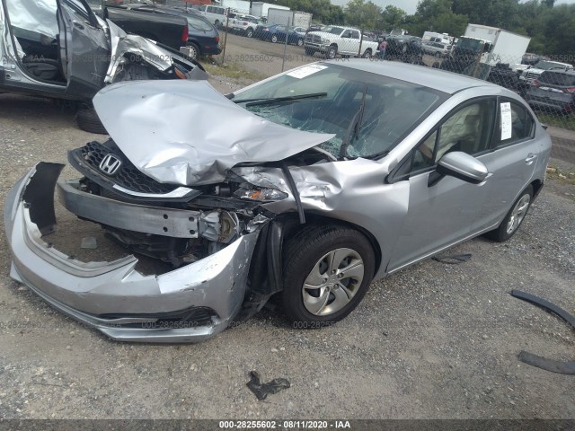 Photo 1 VIN: 2HGFB2F57EH504018 - HONDA CIVIC SEDAN 