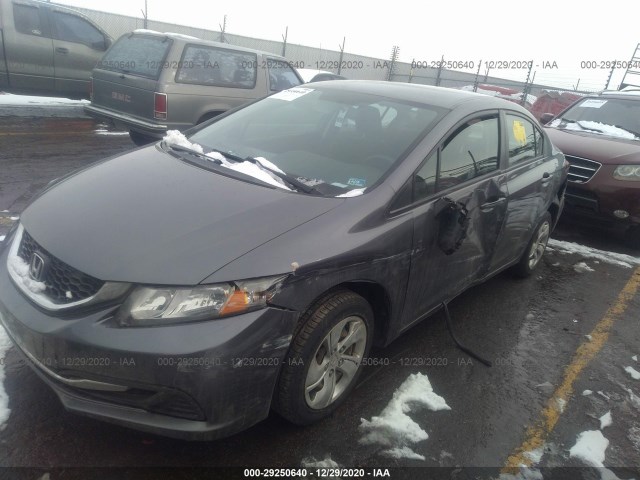 Photo 1 VIN: 2HGFB2F57EH551775 - HONDA CIVIC SEDAN 