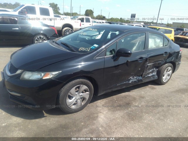 Photo 1 VIN: 2HGFB2F57EH558502 - HONDA CIVIC SEDAN 