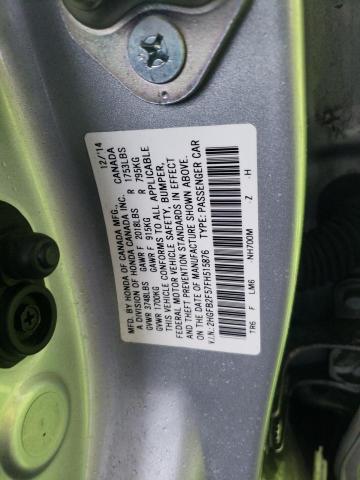 Photo 11 VIN: 2HGFB2F57FH515876 - HONDA CIVIC LX 