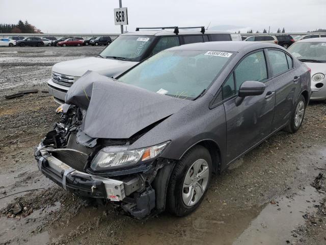 Photo 1 VIN: 2HGFB2F57FH519443 - HONDA CIVIC SEDAN 