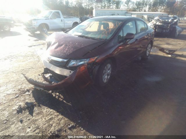 Photo 1 VIN: 2HGFB2F58CH562264 - HONDA CIVIC SDN 