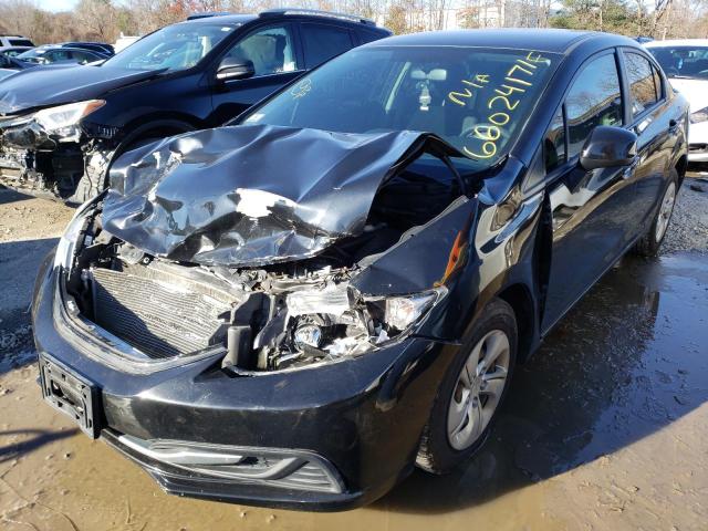 Photo 1 VIN: 2HGFB2F58DH553825 - HONDA CIVIC LX 