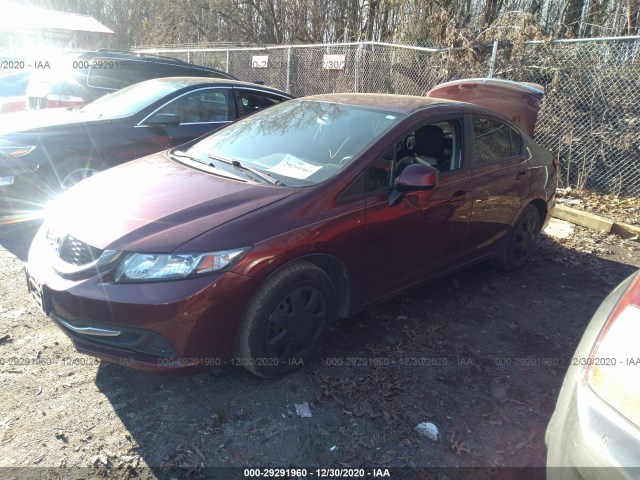 Photo 1 VIN: 2HGFB2F58DH573802 - HONDA CIVIC SDN 