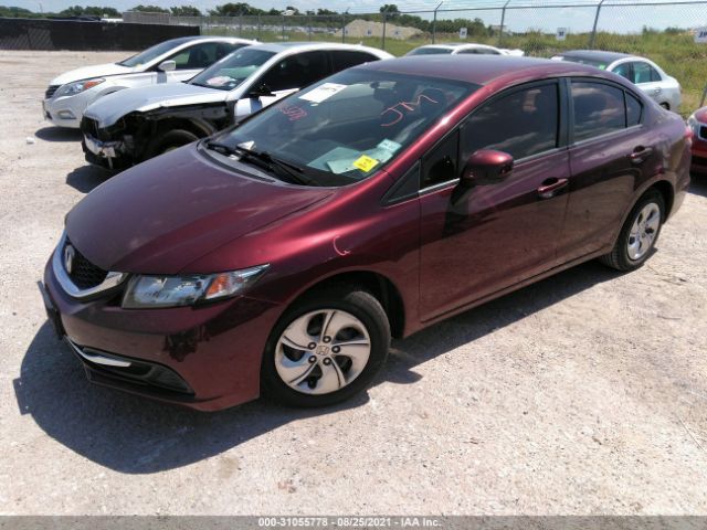 Photo 1 VIN: 2HGFB2F58DH599493 - HONDA CIVIC SDN 