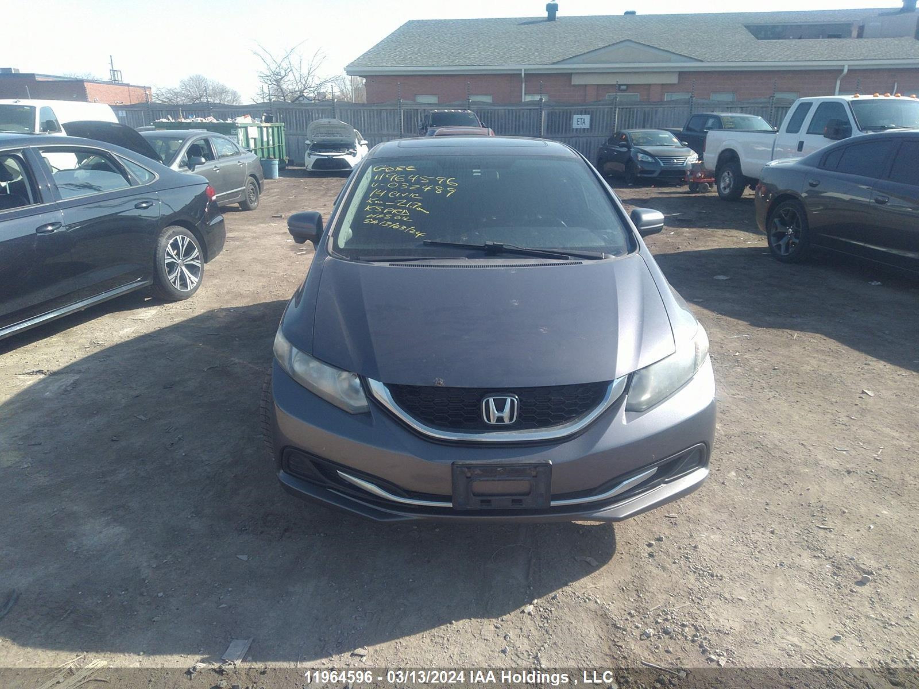 Photo 11 VIN: 2HGFB2F58EH032489 - HONDA CIVIC 