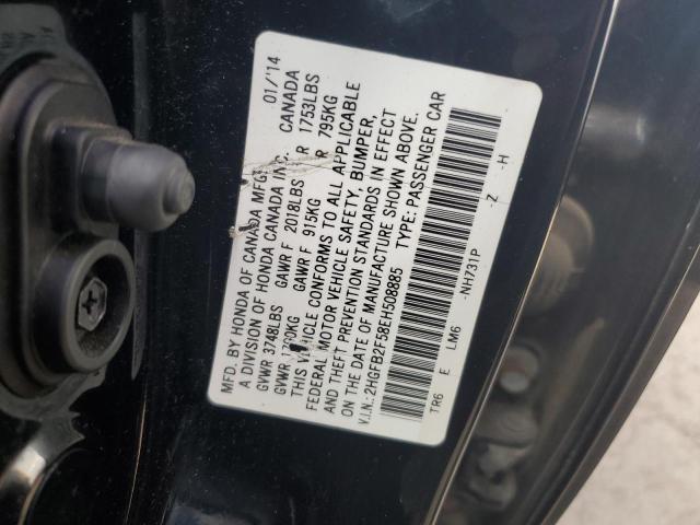 Photo 11 VIN: 2HGFB2F58EH508885 - HONDA CIVIC LX 