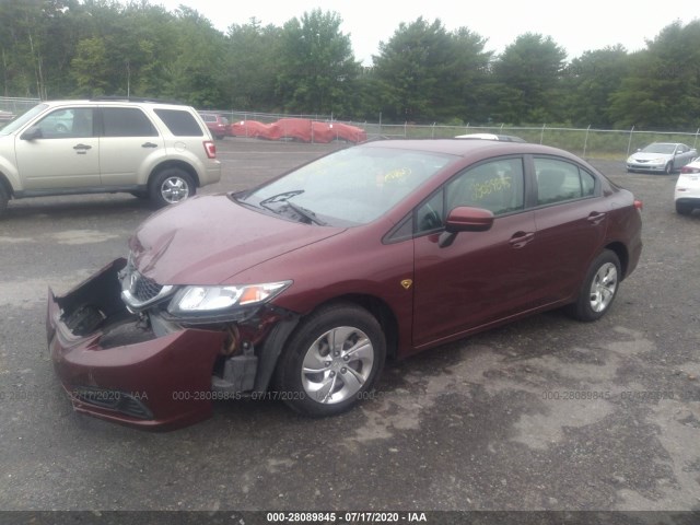 Photo 1 VIN: 2HGFB2F58EH510510 - HONDA CIVIC SEDAN 