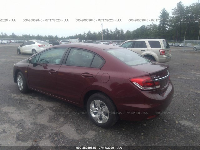 Photo 2 VIN: 2HGFB2F58EH510510 - HONDA CIVIC SEDAN 