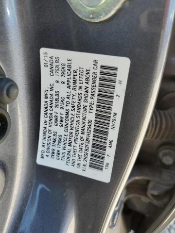 Photo 11 VIN: 2HGFB2F58FH525400 - HONDA CIVIC LX 