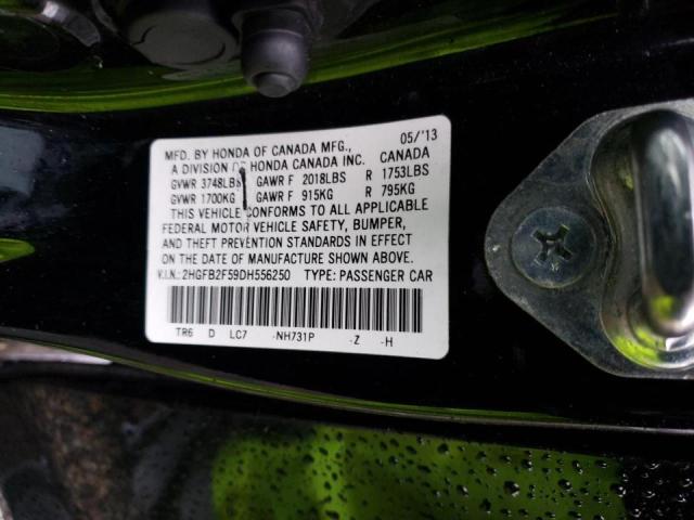 Photo 11 VIN: 2HGFB2F59DH556250 - HONDA CIVIC SDN 