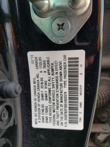 Photo 12 VIN: 2HGFB2F59EH505574 - HONDA CIVIC LX 