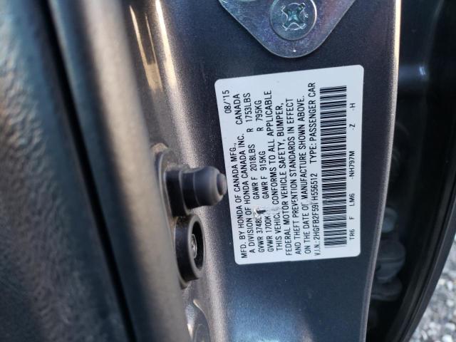 Photo 11 VIN: 2HGFB2F59FH556512 - HONDA CIVIC LX 