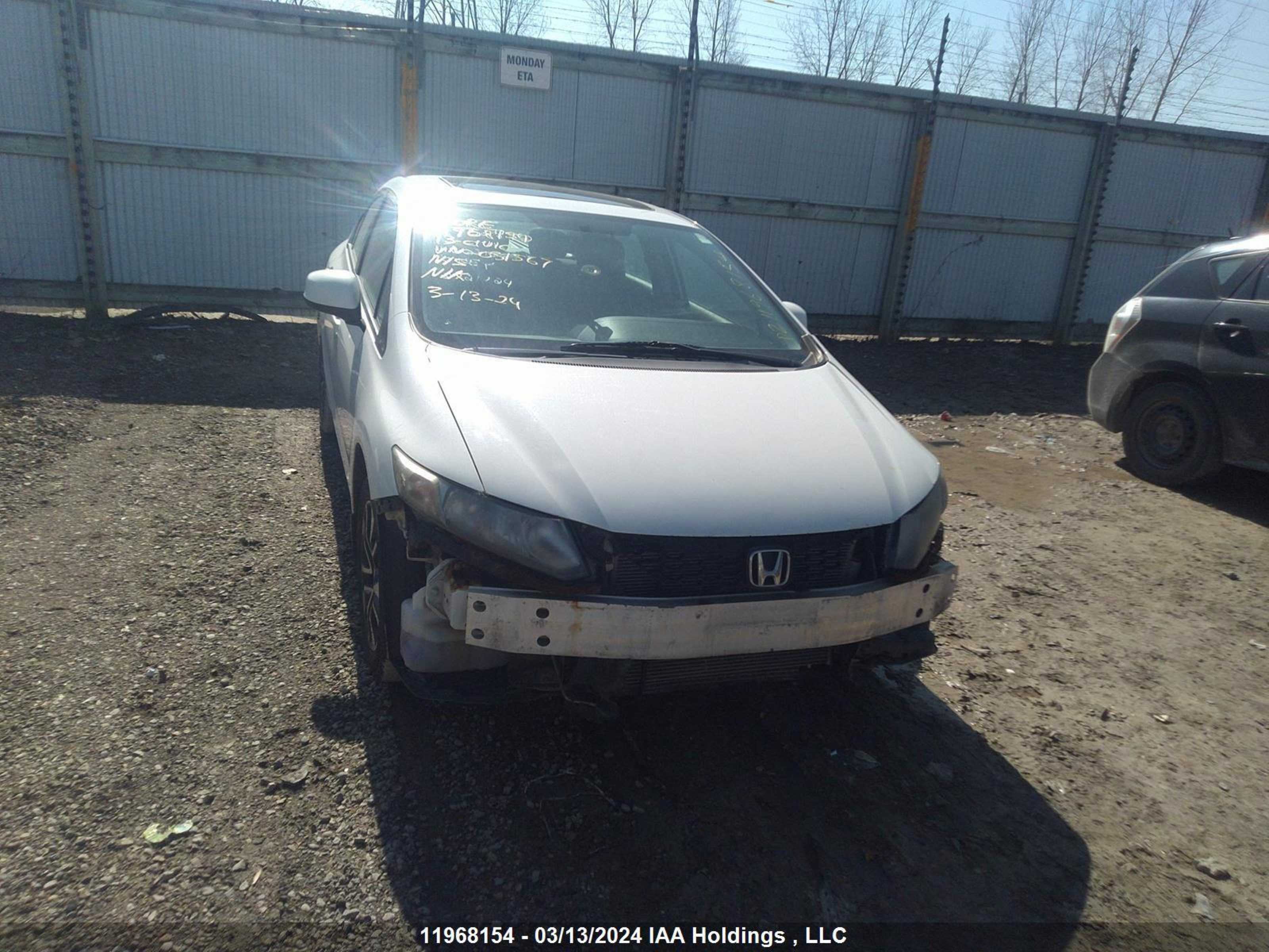 Photo 11 VIN: 2HGFB2F5XDH031567 - HONDA CIVIC 