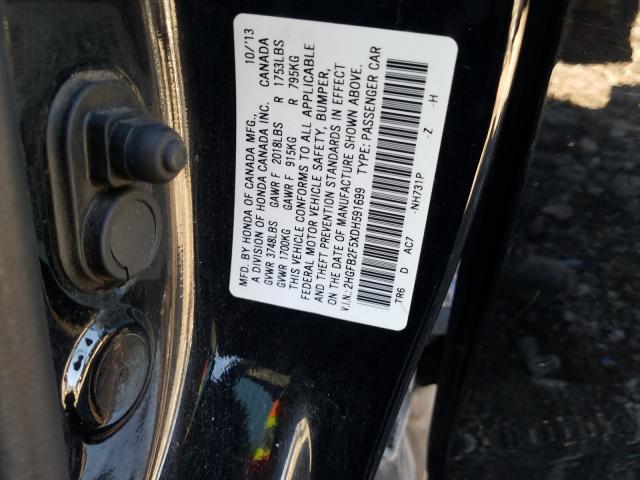 Photo 9 VIN: 2HGFB2F5XDH591699 - HONDA CIVIC LX 