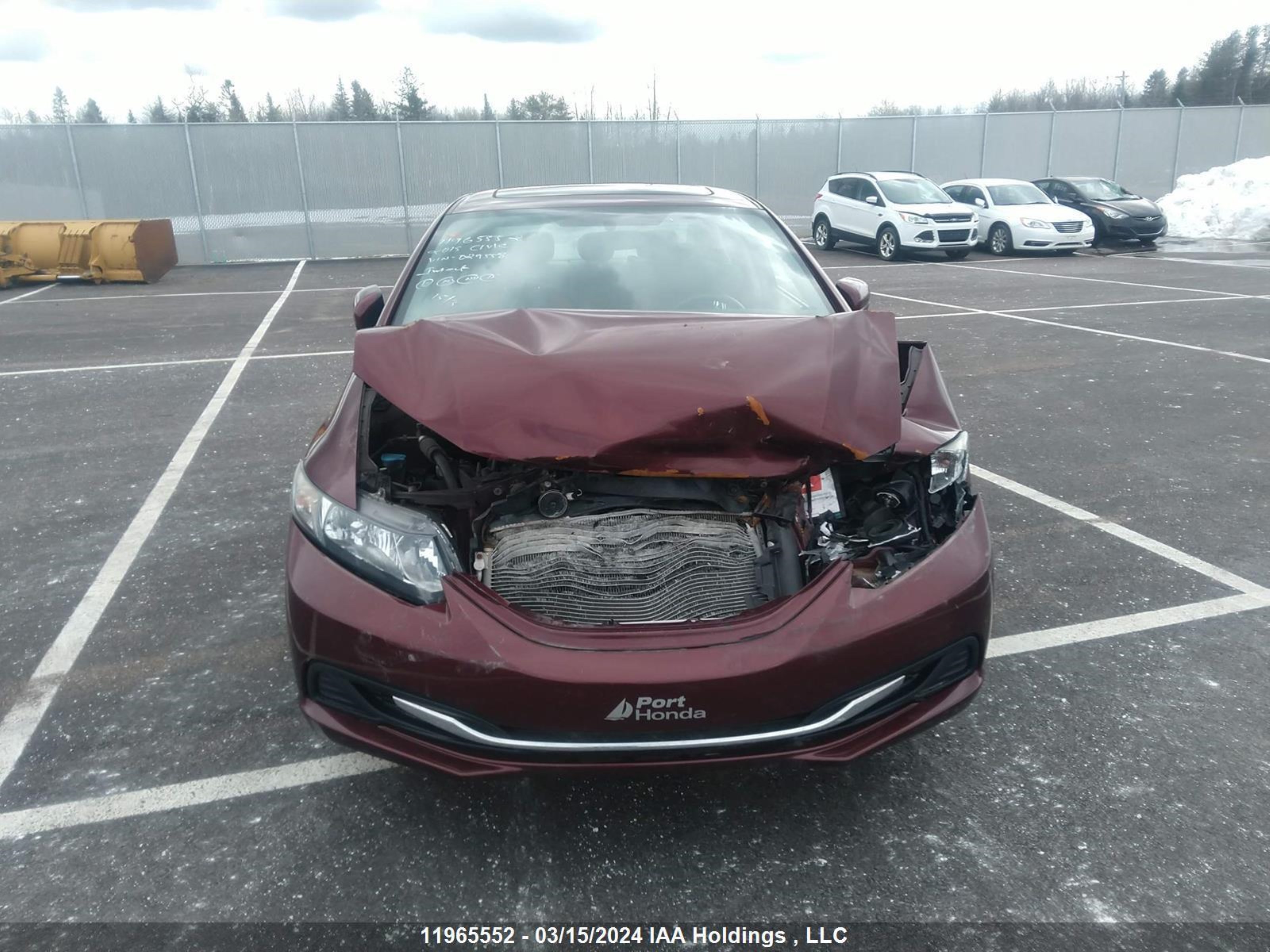 Photo 11 VIN: 2HGFB2F5XFH029580 - HONDA CIVIC 