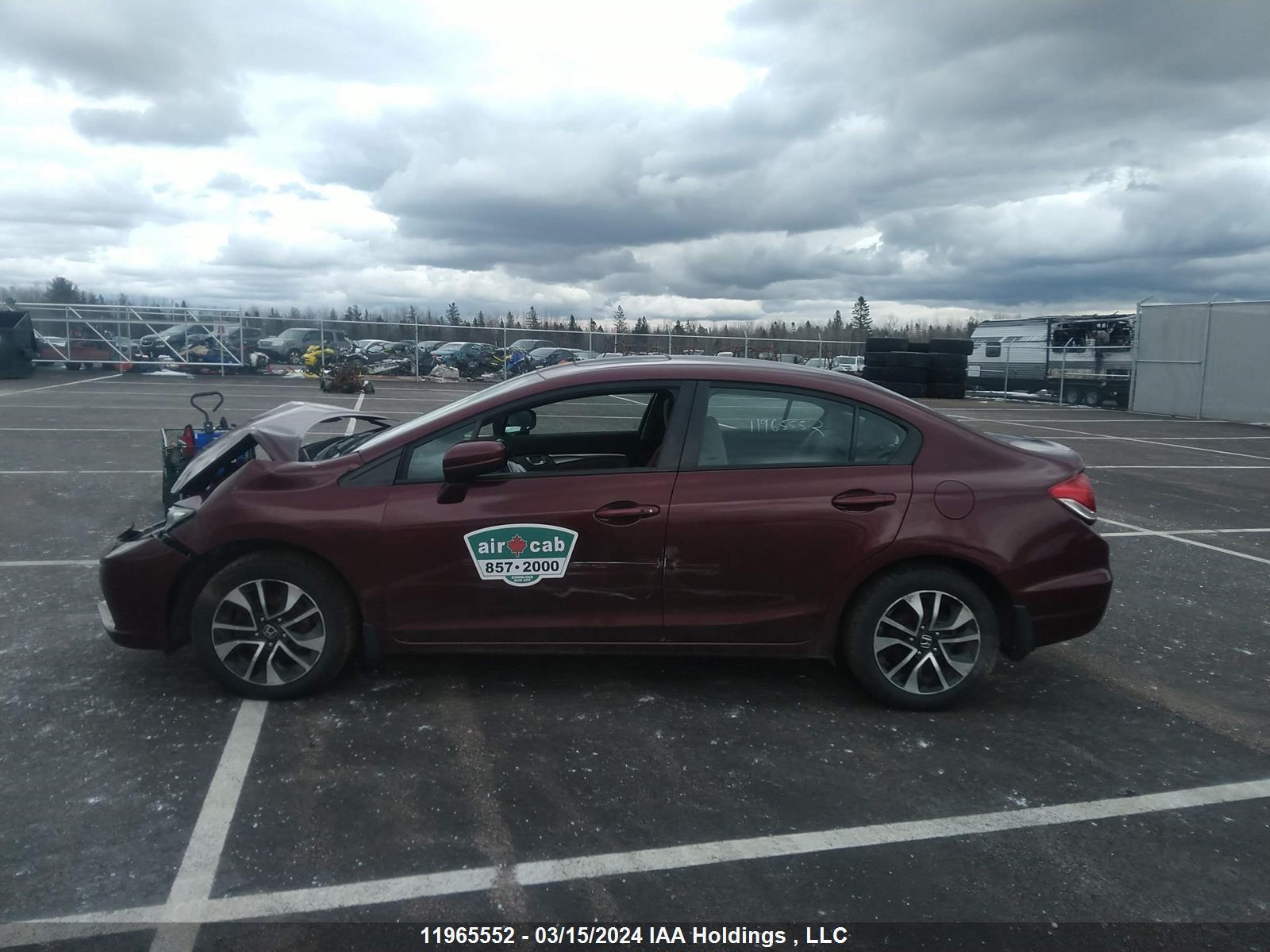 Photo 13 VIN: 2HGFB2F5XFH029580 - HONDA CIVIC 