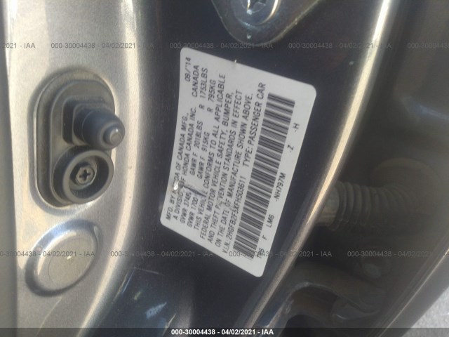 Photo 8 VIN: 2HGFB2F5XFH503611 - HONDA CIVIC SEDAN 