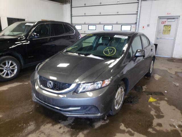 Photo 1 VIN: 2HGFB2F60DH559451 - HONDA CIVIC HF 