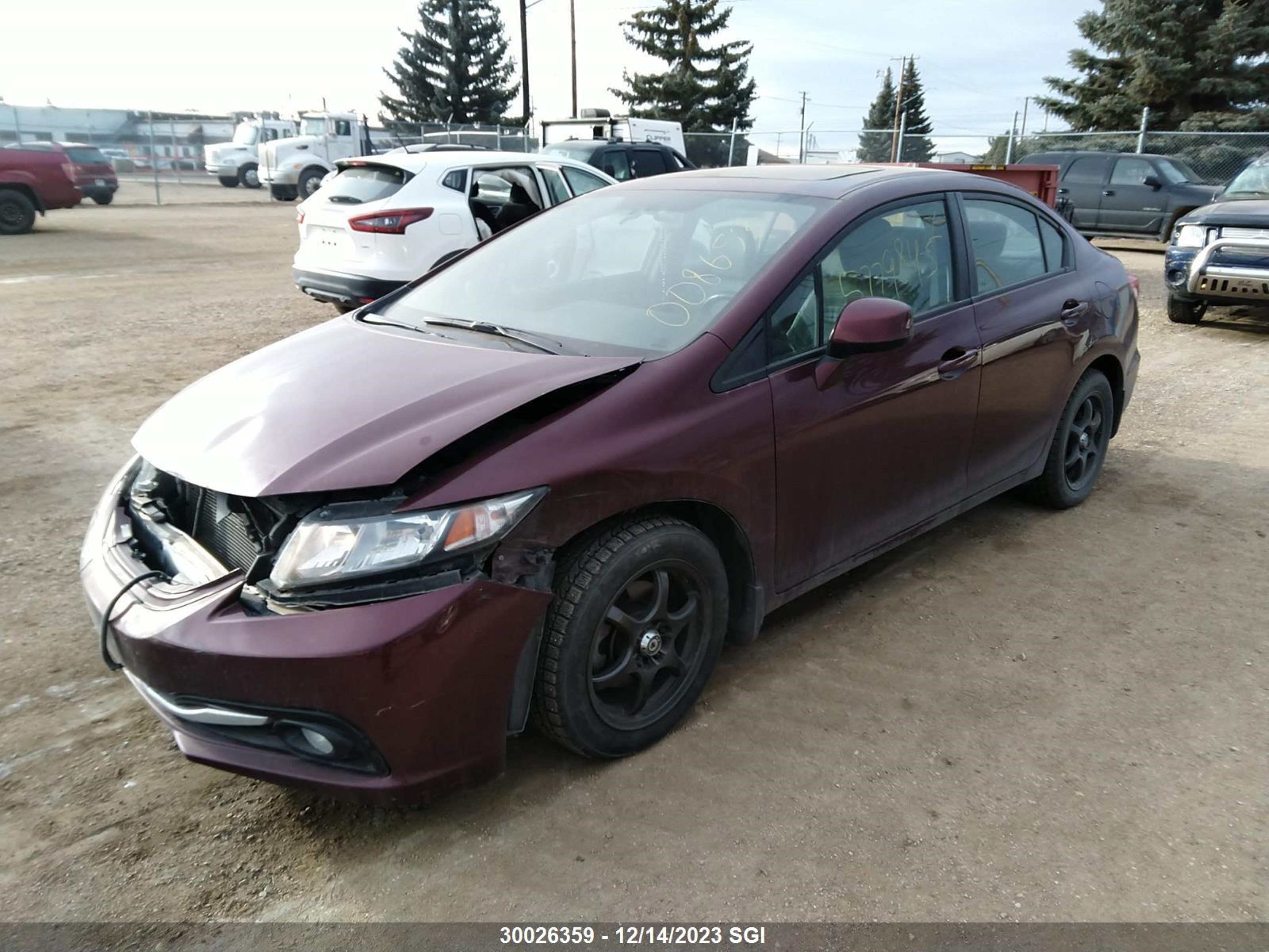 Photo 1 VIN: 2HGFB2F77DH008653 - HONDA CIVIC 