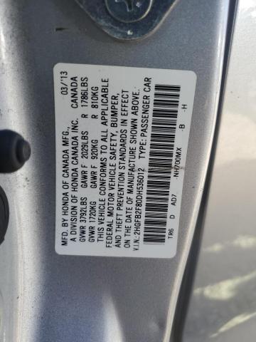 Photo 11 VIN: 2HGFB2F80DH536012 - HONDA CIVIC 