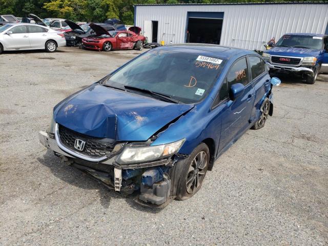 Photo 1 VIN: 2HGFB2F80EH512469 - HONDA CIVIC EX 