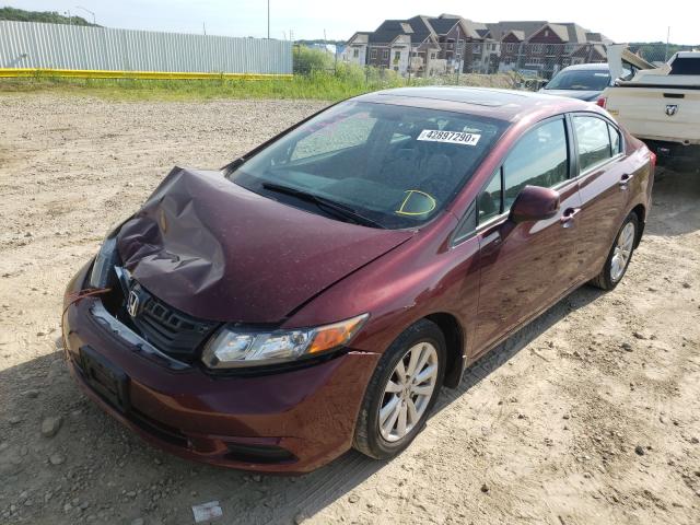 Photo 1 VIN: 2HGFB2F81CH533246 - HONDA CIVIC EX 