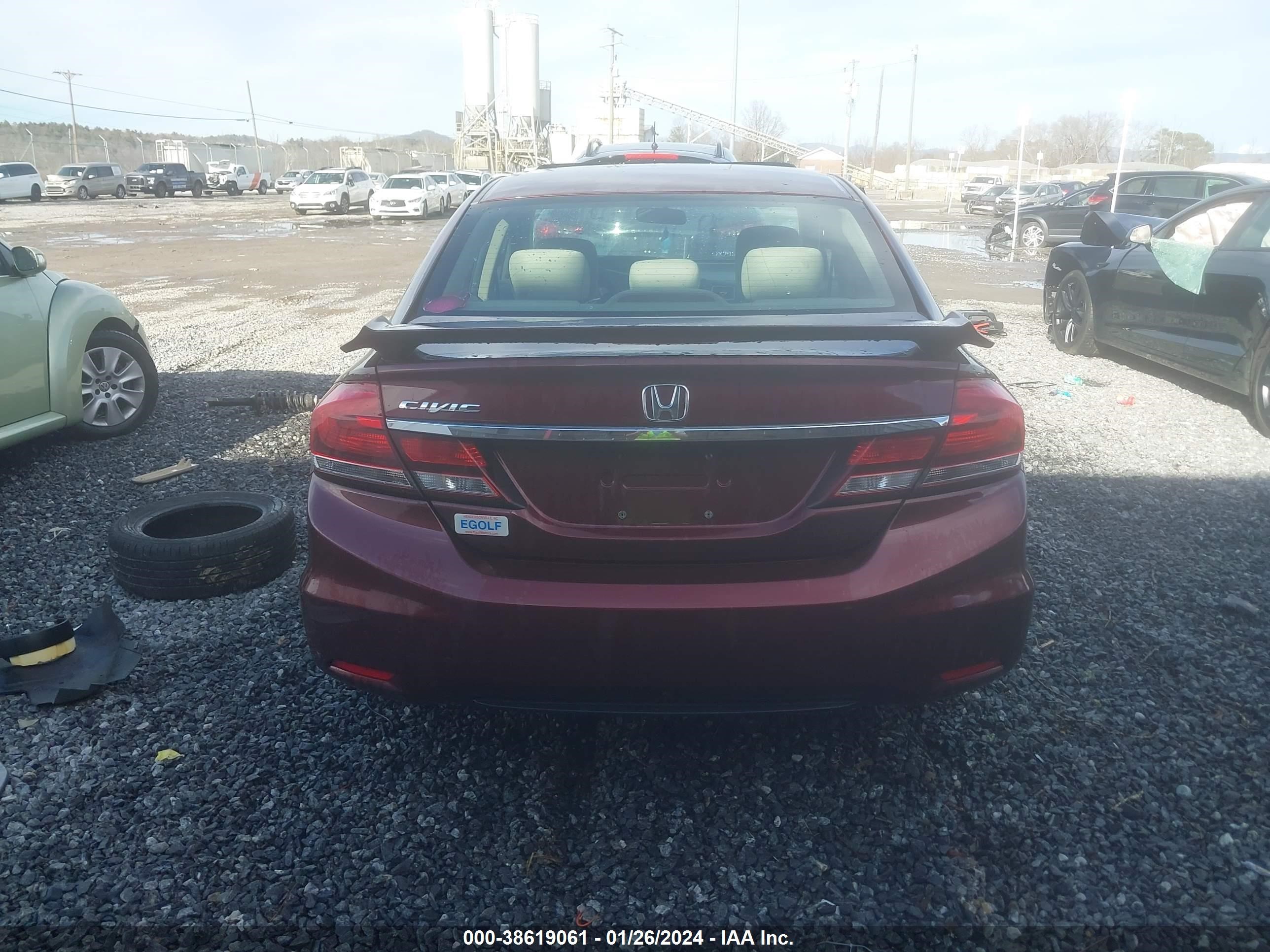 Photo 15 VIN: 2HGFB2F82DH538179 - HONDA CIVIC 