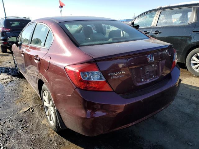 Photo 1 VIN: 2HGFB2F83CH533250 - HONDA CIVIC EX 