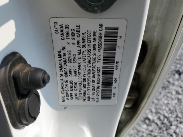 Photo 11 VIN: 2HGFB2F83DH545822 - HONDA CIVIC 