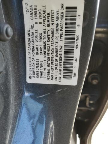 Photo 12 VIN: 2HGFB2F85DH517262 - HONDA CIVIC 