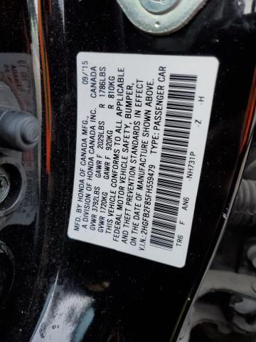 Photo 12 VIN: 2HGFB2F85FH559479 - HONDA CIVIC EX 