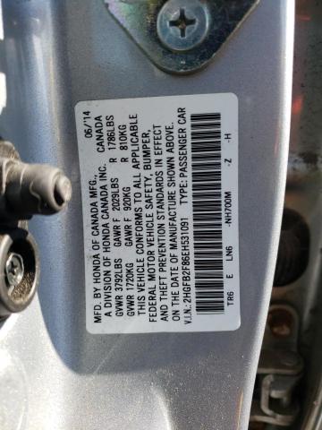 Photo 9 VIN: 2HGFB2F86EH531091 - HONDA CIVIC EX 