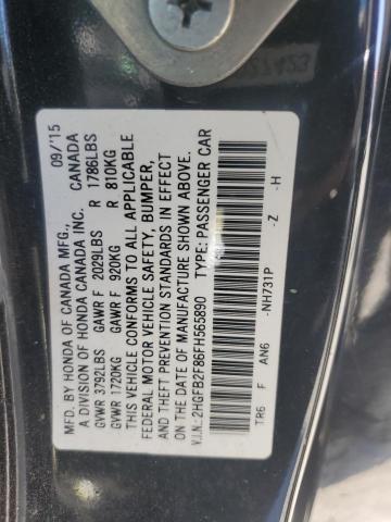 Photo 12 VIN: 2HGFB2F86FH565890 - HONDA CIVIC EX 