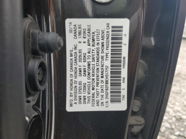 Photo 11 VIN: 2HGFB2F88EH517757 - HONDA CIVIC EX 