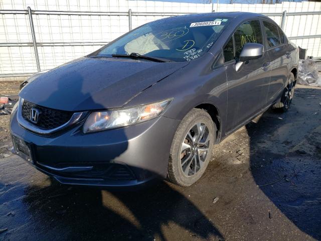 Photo 1 VIN: 2HGFB2F89DH525381 - HONDA CIVIC EX 