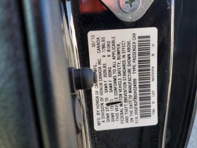 Photo 11 VIN: 2HGFB2F89DH534999 - HONDA CIVIC EX 