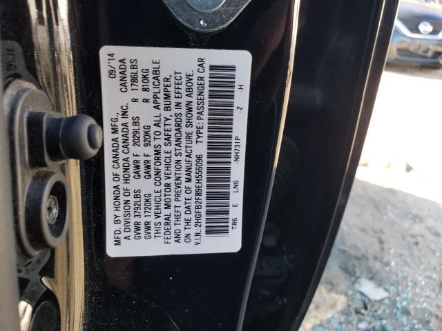 Photo 11 VIN: 2HGFB2F89EH556096 - HONDA CIVIC EX 