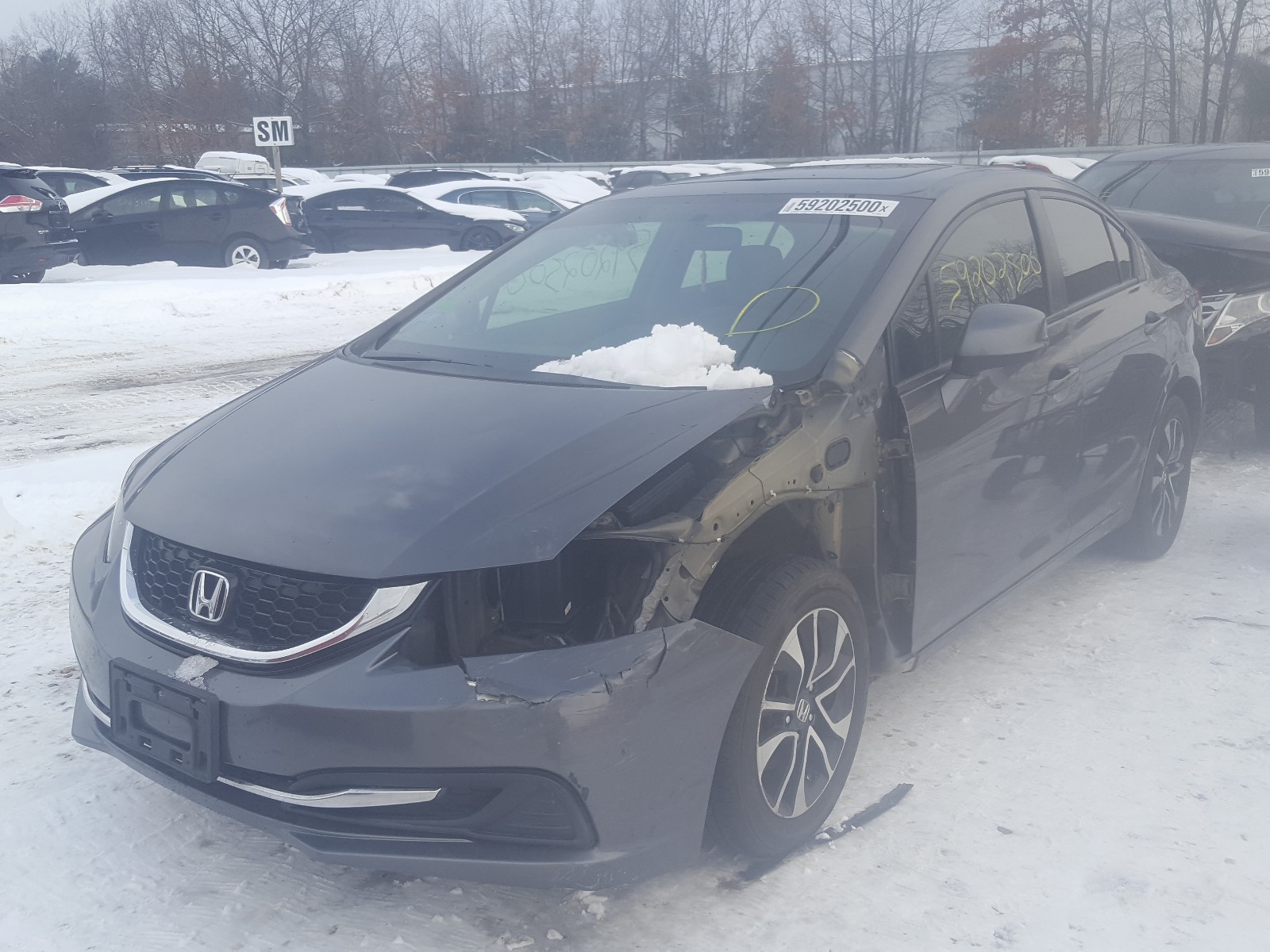 Photo 1 VIN: 2HGFB2F8XDH518620 - HONDA CIVIC EX 