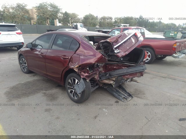 Photo 2 VIN: 2HGFB2F8XDH538317 - HONDA CIVIC SDN 