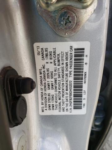 Photo 12 VIN: 2HGFB2F8XDH552072 - HONDA CIVIC EX 