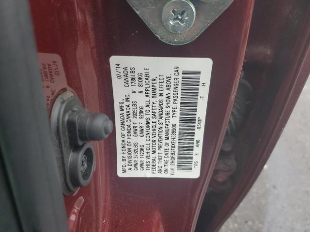 Photo 11 VIN: 2HGFB2F8XEH539906 - HONDA CIVIC EX 