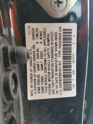 Photo 11 VIN: 2HGFB2F8XFH511427 - HONDA CIVIC EX 