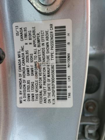 Photo 11 VIN: 2HGFB2F90DH556382 - HONDA CIVIC EXL 