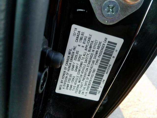 Photo 9 VIN: 2HGFB2F91FH517691 - HONDA CIVIC EXL 