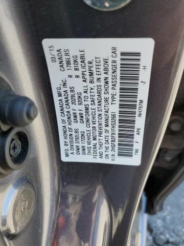 Photo 11 VIN: 2HGFB2F91FH532661 - HONDA CIVIC EXL 