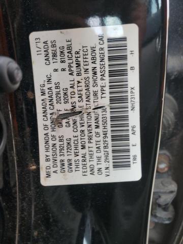 Photo 11 VIN: 2HGFB2F94EH503136 - HONDA CIVIC EXL 